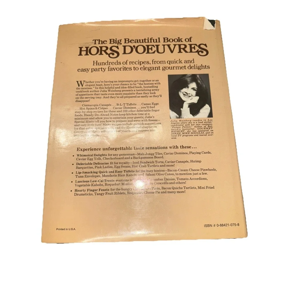 The‎ Big Beautiful Book of Horsd'oeuvres - Hardcover